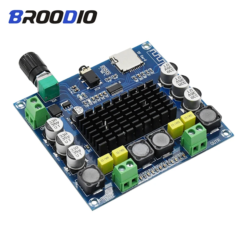TPA3116 Bluetooth 4.1 Digital Power Amplifiers Board HD Experience Support TF Card AUX Dual Channel 50W*2 Audio Stereo Amplifier
TPA3116 Bluetooth 4.1 Digital Power Amplifiers Board HD Experience Support TF Card AUX Dual Channel 50W*2 Audio Stereo Amplifier
