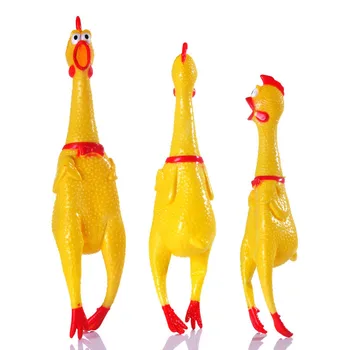 

30cm 17cm 41cm Screaming Chicken Squeeze Sound Toy Pets Toy Product Dog Toys Shrilling Decompression Tool Funny Gadgets