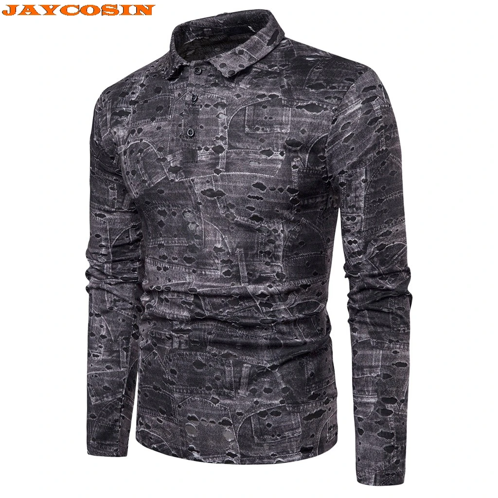 JAYCOSIN Spring Gray Printed Men Casual Slim Fit Shirts Men Dress Shirt Men's Long Sleeve Turn-down Collar Spring Shirts 2019
JAYCOSIN Spring Gray Printed Men Casual Slim Fit Shirts Men Dress Shirt Men's Long Sleeve Turn-down Collar Spring Shirts 2019