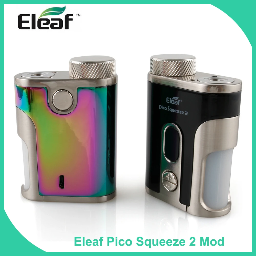 Big Sale! Original Eleaf Pico Squeeze 2 Mod Box 100W 8ml Squeeze Bottle VW/TC(Ni/Ti/TCR)/BYPASS E-cigarette vape mod Box
Big Sale! Original Eleaf Pico Squeeze 2 Mod Box 100W 8ml Squeeze Bottle VW/TC(Ni/Ti/TCR)/BYPASS E-cigarette vape mod Box
