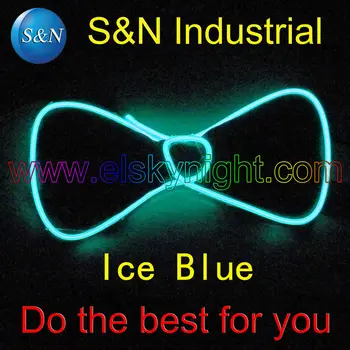 2017 Future warrier ice blue Light Up LED Bow Tie glowing EL wire Bow Tie For DJ,bar,club and Evening Party
2017 Future warrier ice blue Light Up LED Bow Tie glowing EL wire Bow Tie For DJ,bar,club and Evening Party