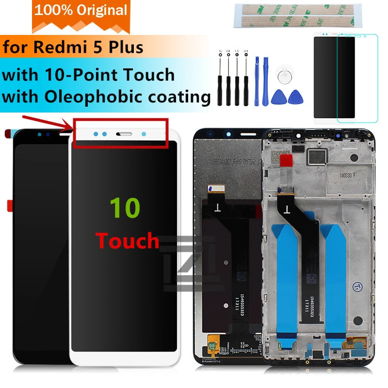 Original For Xiaomi Redmi 5 Plus display touch screen + Frame Redmi5 Plus LCD Digitizer pantalla Replacement Repair Spare Parts
Original For Xiaomi Redmi 5 Plus display touch screen + Frame Redmi5 Plus LCD Digitizer pantalla Replacement Repair Spare Parts