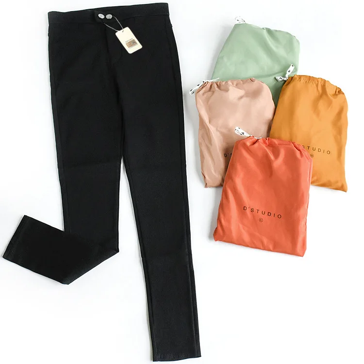 Women Leggings Thin Section Spring and Autumn Stretch Nine Points Feet Pencil Pants High Waist New Kitten Magic Pants
Women Leggings Thin Section Spring and Autumn Stretch Nine Points Feet Pencil Pants High Waist New Kitten Magic Pants