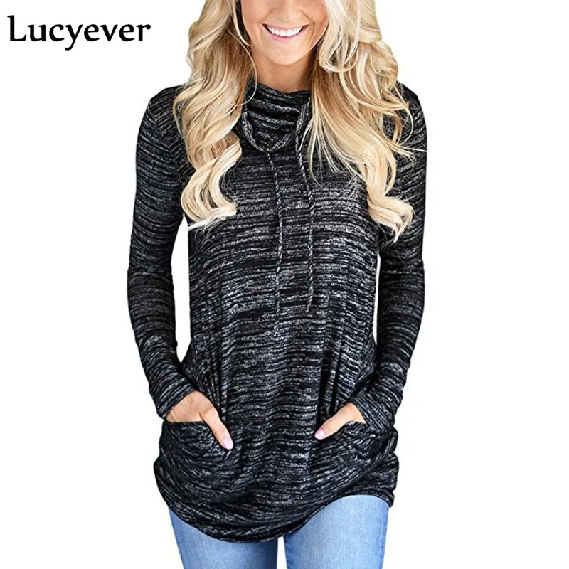 Lucyever Turtleneck Women Shirt Autumn Winter Long Sleeve Harajuku Female Basic Top Casual Pullover Cotton Hoodies Streetwear
Lucyever Turtleneck Women Shirt Autumn Winter Long Sleeve Harajuku Female Basic Top Casual Pullover Cotton Hoodies Streetwear