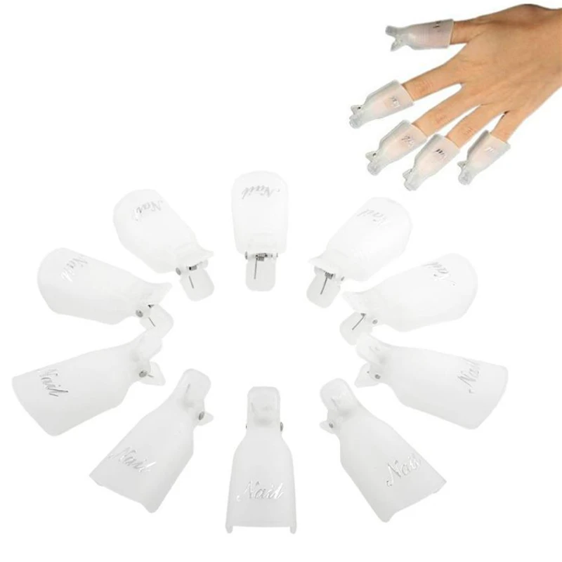10PC Plastic Nail Art Soak Off Cap Clip 5X2CM Cleaner UV Gel Polish Remover Wrap Tools White Soaker Caps Nail Polish Remover
10PC Plastic Nail Art Soak Off Cap Clip 5X2CM Cleaner UV Gel Polish Remover Wrap Tools White Soaker Caps Nail Polish Remover