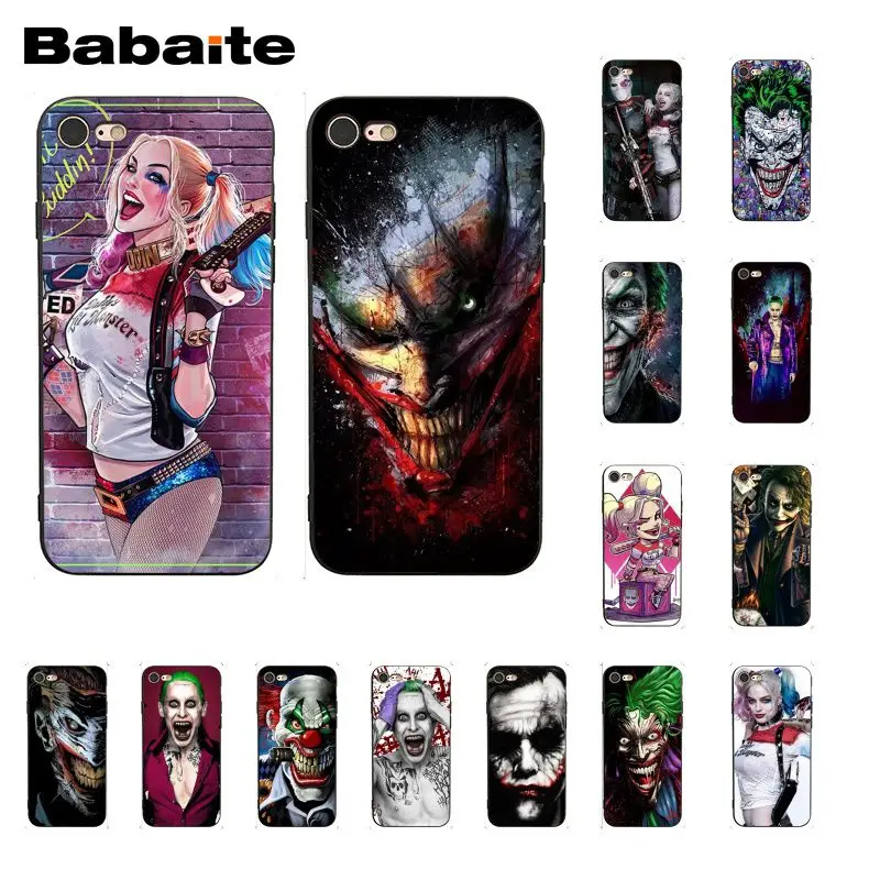 Babaite Suicide Joker Harley Quinn Clown Comic PhoneCase for iphone 11 Pro 11Pro Max 8 7 6 6S Plus X XS MAX 5 5S SE XR
Babaite Suicide Joker Harley Quinn Clown Comic PhoneCase for iphone 11 Pro 11Pro Max 8 7 6 6S Plus X XS MAX 5 5S SE XR