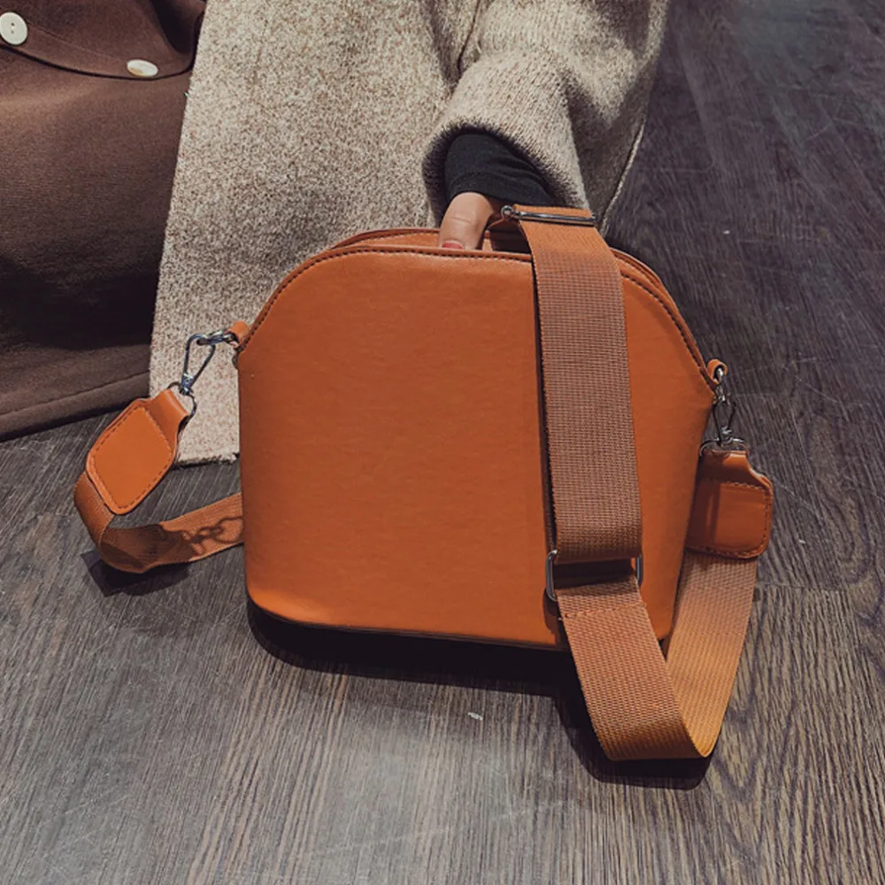 New Fashion Handbag For Women 2019 PU Leather New Wide Shoulder Shell Bag Korean version Vintage Simple Messenger Bag Female Bag
New Fashion Handbag For Women 2019 PU Leather New Wide Shoulder Shell Bag Korean version Vintage Simple Messenger Bag Female Bag