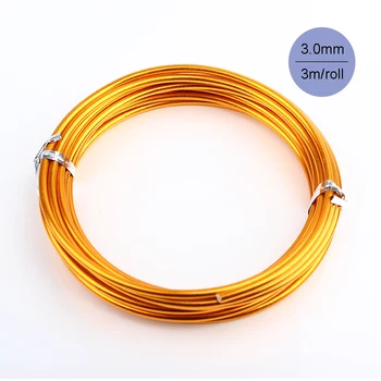 2pcs/lot 3mm 9gauge Anodized Artistic Round Aluminum Craft Wire Gold Silver Green Purple Copper Colored Jewelry Soft Metal Wire
2pcs/lot 3mm 9gauge Anodized Artistic Round Aluminum Craft Wire Gold Silver Green Purple Copper Colored Jewelry Soft Metal Wire