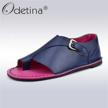 Odetina New Fashion Women Open Toe Flats Buckle Ankle Strap Flat Sandal Shoes Slip On Summer Casual Thong Shoes Plus Size 34-47
Odetina New Fashion Women Open Toe Flats Buckle Ankle Strap Flat Sandal Shoes Slip On Summer Casual Thong Shoes Plus Size 34-47