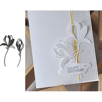 Two Magnolias Metal Cutting Dies Stencils for DIY Scrapbooking Album Stamp Paper Card Embossing New 2019 Die Cut
Two Magnolias Metal Cutting Dies Stencils for DIY Scrapbooking Album Stamp Paper Card Embossing New 2019 Die Cut