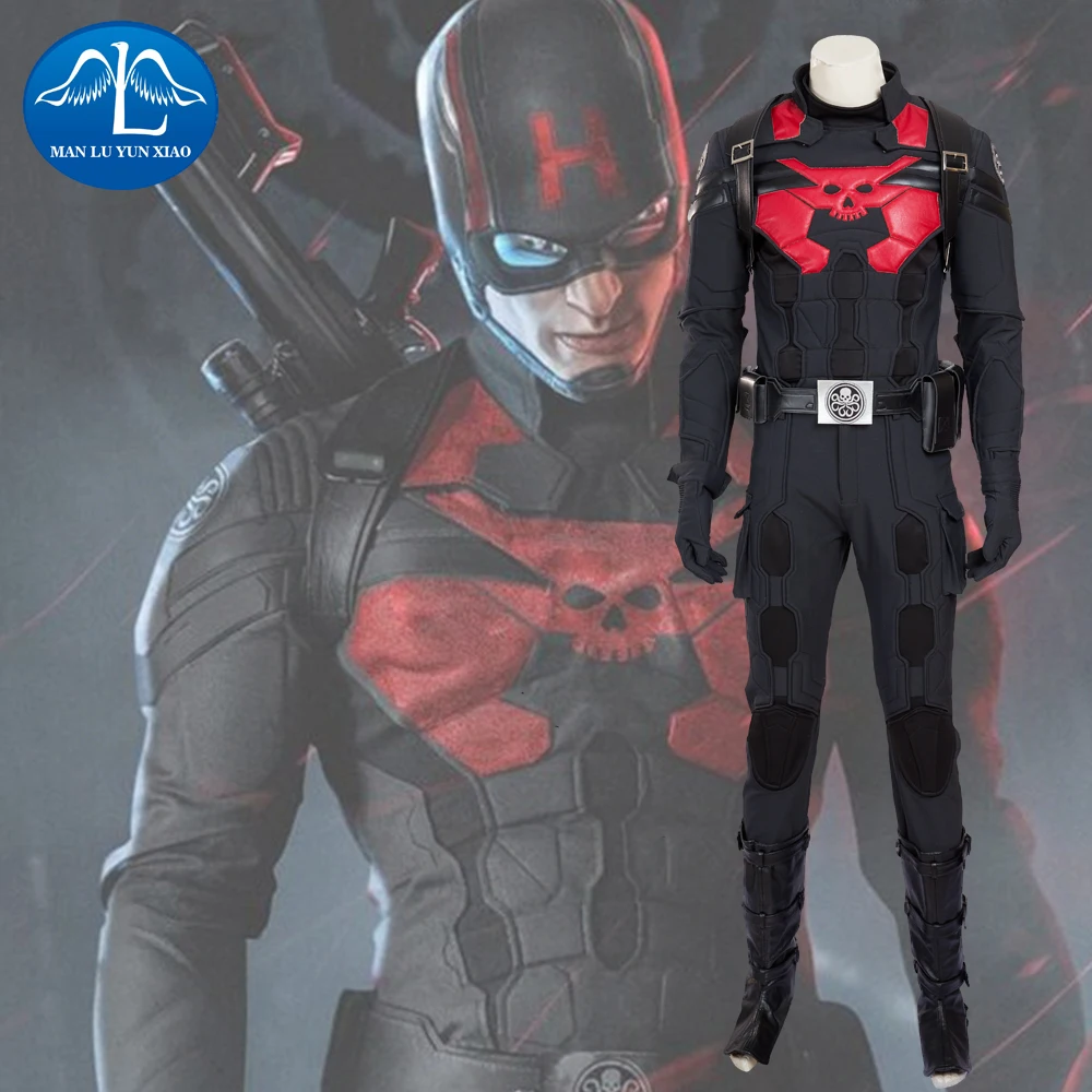 MANLUYUNXIAO New Men's Captain America Hydra Agent Costume Deluxe Outfit Halloween Cosplay Costume for Adult Custom Made
MANLUYUNXIAO New Men's Captain America Hydra Agent Costume Deluxe Outfit Halloween Cosplay Costume for Adult Custom Made