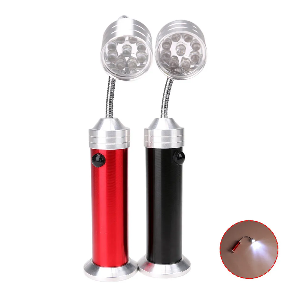 Promotion Set! Hot Sale 9 LED Working Light Flexible Neck Flashlight Metal Battery Powered Small Torch life Lighting L0921
Promotion Set! Hot Sale 9 LED Working Light Flexible Neck Flashlight Metal Battery Powered Small Torch life Lighting L0921