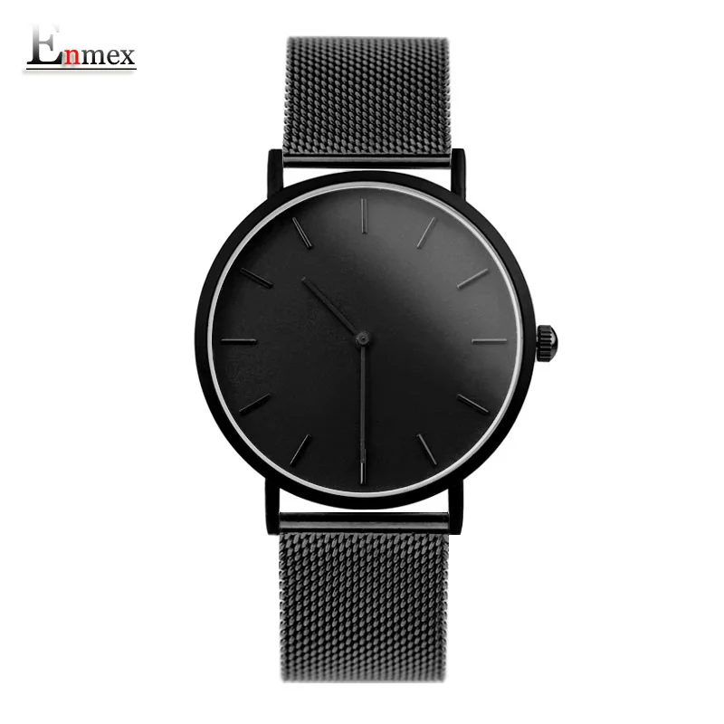 Enmex cool design men wristwatch stainless steel simple stylish Mystiqu two hands simple brief face quartz clock fashion watch
Enmex cool design men wristwatch stainless steel simple stylish Mystiqu two hands simple brief face quartz clock fashion watch