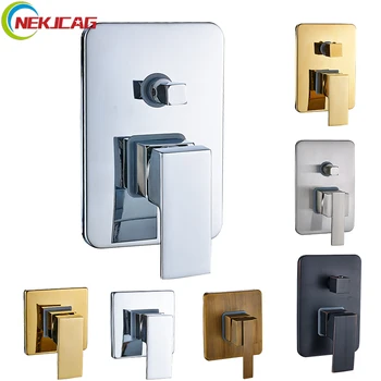 Triple Mixer Valve Bath Shower Faucet Diverter Cartridge Valve 2 Way 3 Ways Faucet Control Valve Diverter Catridge
Triple Mixer Valve Bath Shower Faucet Diverter Cartridge Valve 2 Way 3 Ways Faucet Control Valve Diverter Catridge