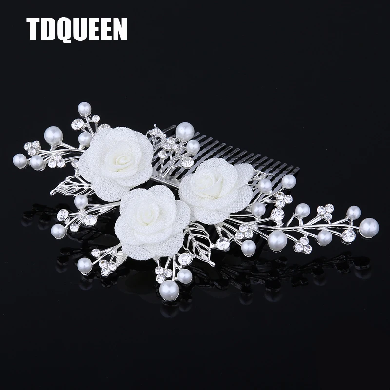 TDQUEEN Wedding Flower Hair Jewelry Princess Party Luxury Woman White Tiaras And Crowns Bridal Hair Comb Pin Clips Accessories
TDQUEEN Wedding Flower Hair Jewelry Princess Party Luxury Woman White Tiaras And Crowns Bridal Hair Comb Pin Clips Accessories
