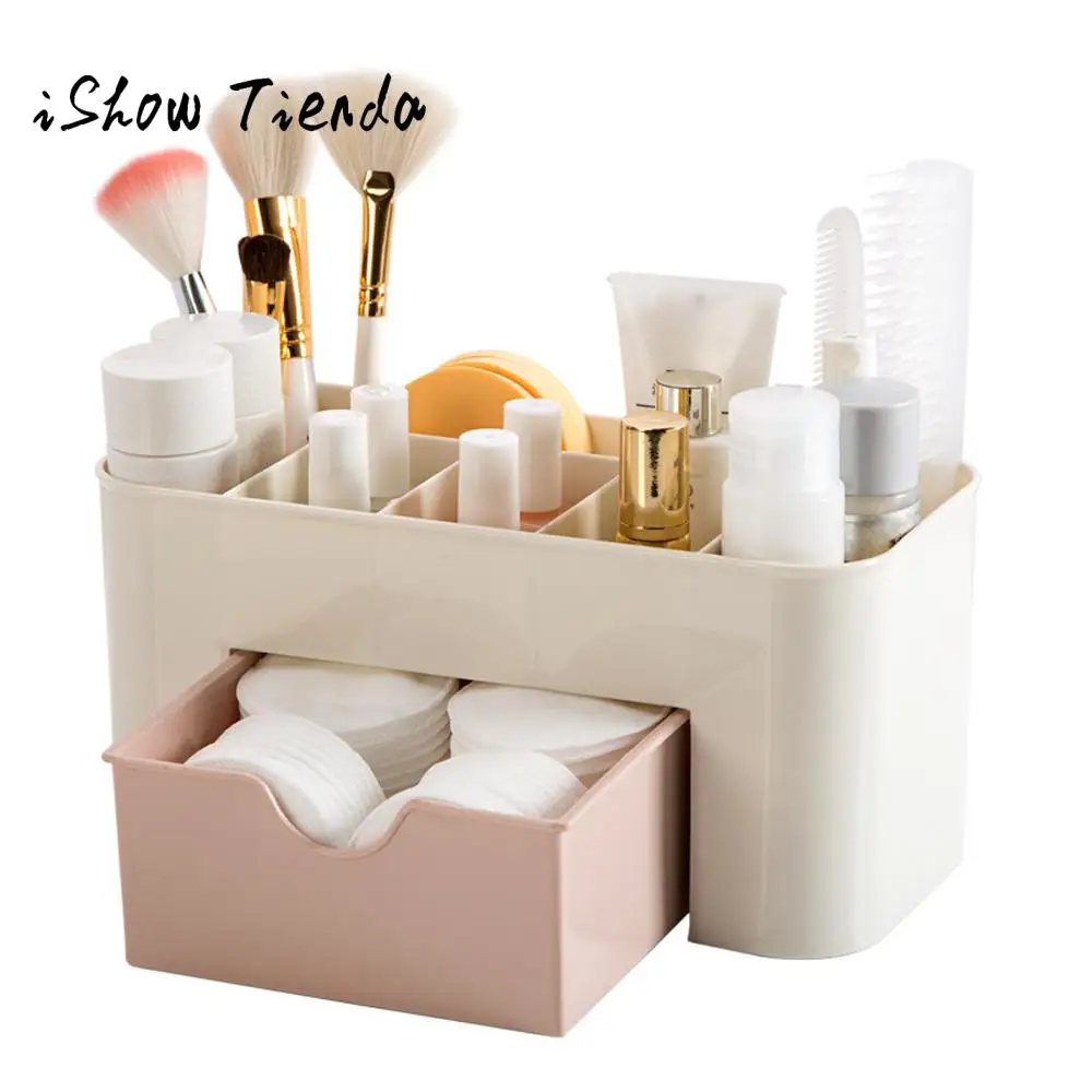 Plastic Makeup Storage Drawer Type Box Saving Space Desktop Comestics Makeup Organizer
Plastic Makeup Storage Drawer Type Box Saving Space Desktop Comestics Makeup Organizer