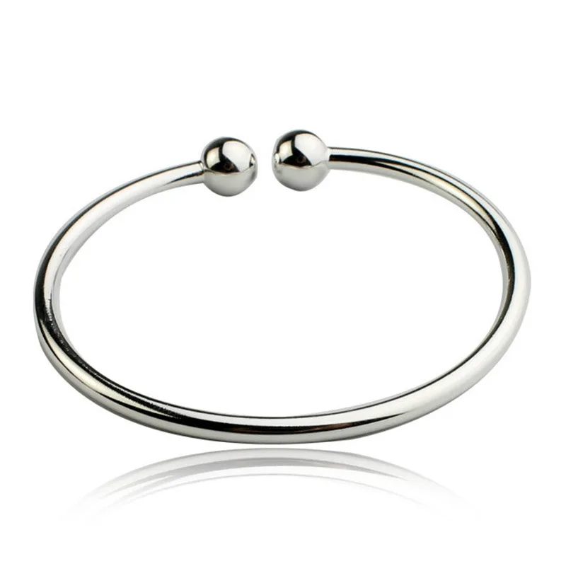 100% Real 925 Sterling Silver Bangle Bracelets For Women Men Fine Jewelry Silver Solid Bangles Cuff Plain Round CY297
100% Real 925 Sterling Silver Bangle Bracelets For Women Men Fine Jewelry Silver Solid Bangles Cuff Plain Round CY297