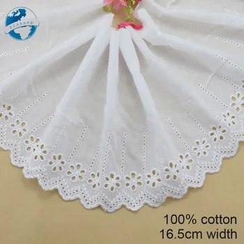16.5cm 100% Cotton embroid lace sewing ribbon guipure trim fabric warp knitting DIY Garment Accessories free shipping#3256
16.5cm 100% Cotton embroid lace sewing ribbon guipure trim fabric warp knitting DIY Garment Accessories free shipping#3256
