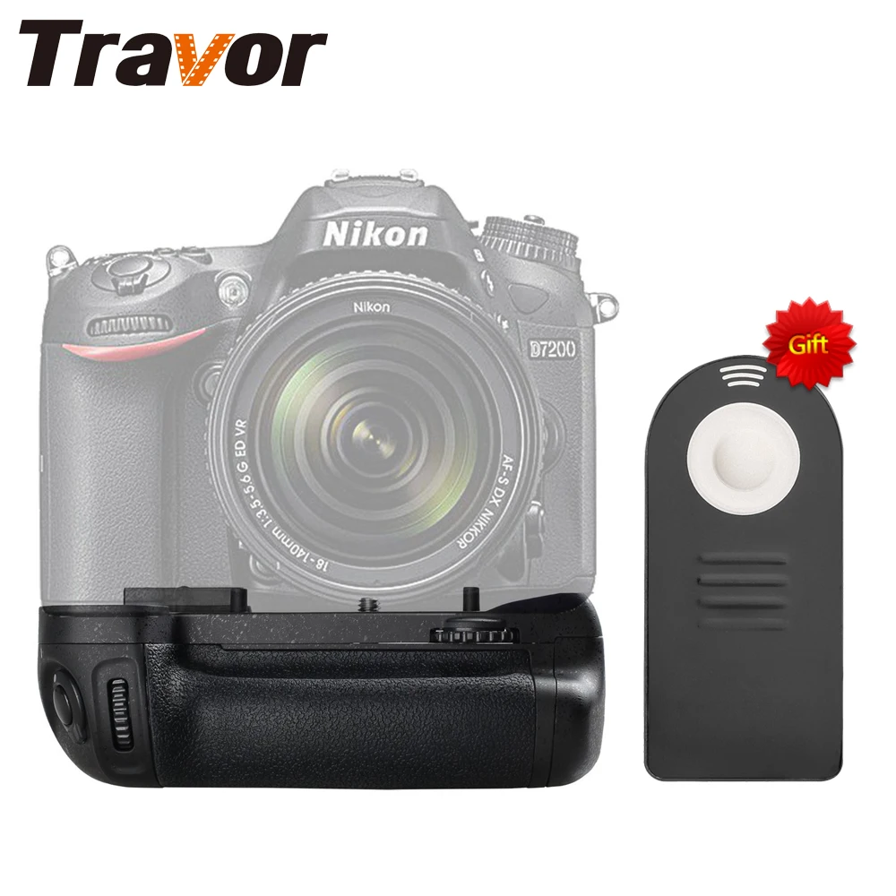 Travor Professional Battery Grip For Nikon D7100 D7200 Replacement MB-D15 with Wireless remote control as a gift for free
Travor Professional Battery Grip For Nikon D7100 D7200 Replacement MB-D15 with Wireless remote control as a gift for free
