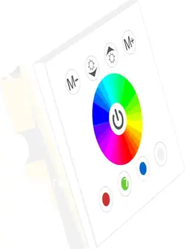 LED RGBW touch wall mounted type controller,DC12-24V input,4A*4 channel output;white color
LED RGBW touch wall mounted type controller,DC12-24V input,4A*4 channel output;white color