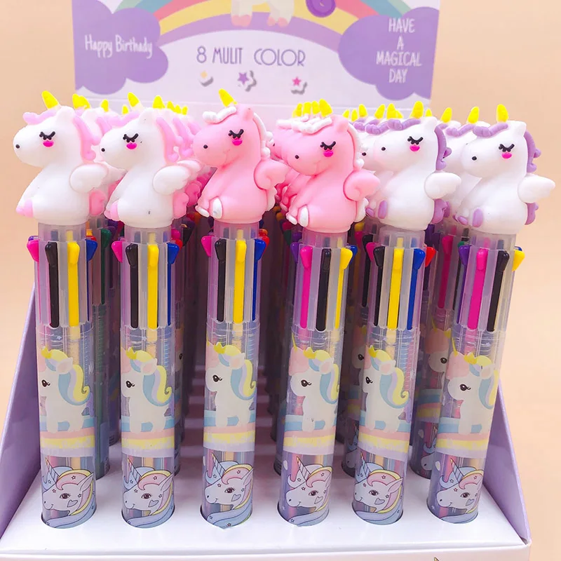 1PC 8 Colors In 1 Ballpoint Pens Kawaii Multicolor Ball Pens Cute Unicorn Pens For Kids Gift School Office Supplies Stationery
1PC 8 Colors In 1 Ballpoint Pens Kawaii Multicolor Ball Pens Cute Unicorn Pens For Kids Gift School Office Supplies Stationery