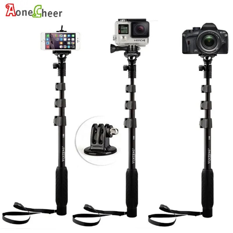 Selfie Stick for Smartphone Handheld Tripod Monopod for Sport Action Camera SLR/DSLR Digital Camera Tripod for gopro accessories
Selfie Stick for Smartphone Handheld Tripod Monopod for Sport Action Camera SLR/DSLR Digital Camera Tripod for gopro accessories