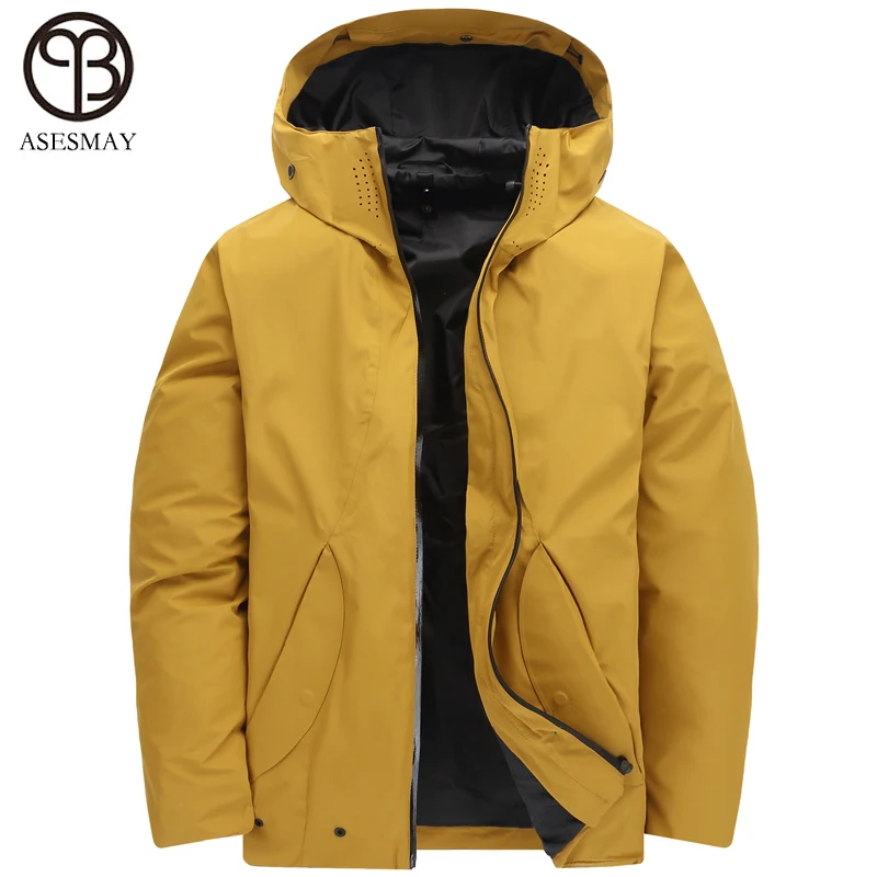 Asesmay 2018 brand new casual winter down jacket men white duck down coat hoodies removable liner two-way wear mens parka coats
Asesmay 2018 brand new casual winter down jacket men white duck down coat hoodies removable liner two-way wear mens parka coats