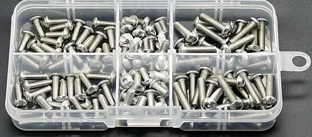 120pcs/lot M4*6-M4*20 stainless steel 304 hex socket pan head screw set with box assortment kits thread repair kit hardware81
120pcs/lot M4*6-M4*20 stainless steel 304 hex socket pan head screw set with box assortment kits thread repair kit hardware81