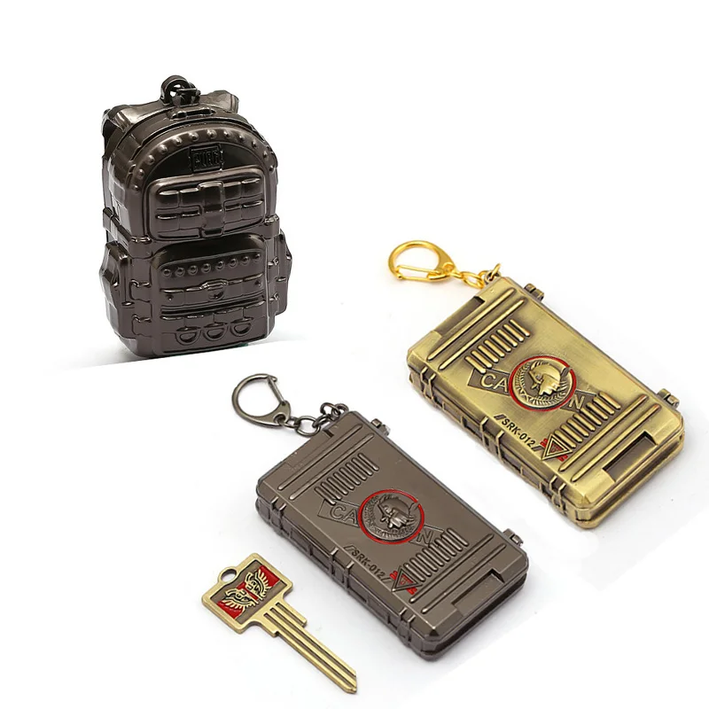 New Game Pubg Level 3 Bag Keychain PUBG Treasure Box AK 47 With Key Chain Ring Holder Pendant llaveros Porte Clef Men Jewelry
New Game Pubg Level 3 Bag Keychain PUBG Treasure Box AK 47 With Key Chain Ring Holder Pendant llaveros Porte Clef Men Jewelry