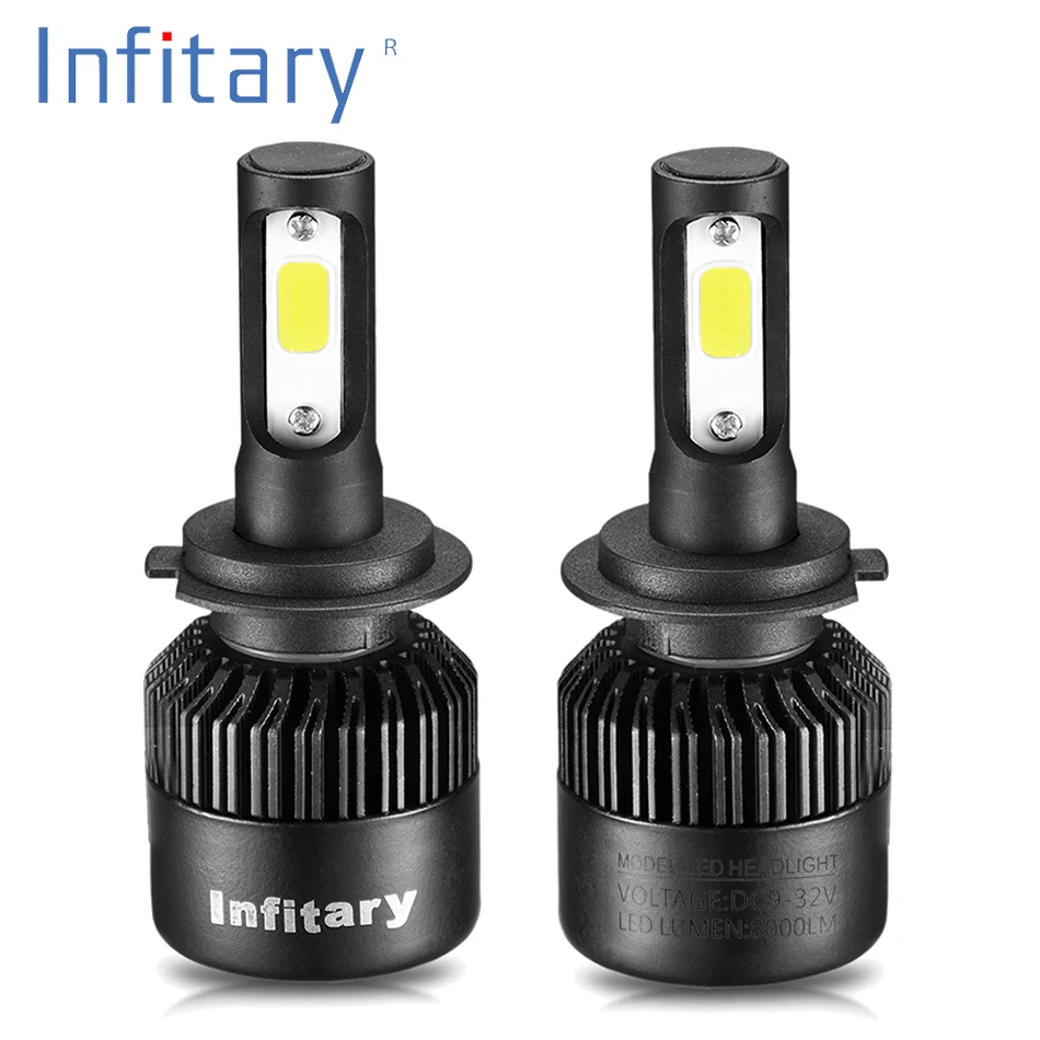 2Pcs H7 LED Bulb Car Headlight H4 LED H1 H3 H11 HB3 HB4 9005 9006 9007 72W 8000LM 6500K Fog Light 12V 24V Auto Headlamp Lamps
2Pcs H7 LED Bulb Car Headlight H4 LED H1 H3 H11 HB3 HB4 9005 9006 9007 72W 8000LM 6500K Fog Light 12V 24V Auto Headlamp Lamps