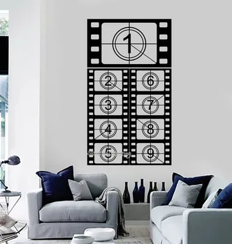 Film Strip Vinyl Wall Decal Cinema Room Filming Movie Art Stickers Sofa Background Decor Interior Decor Monochrome Wall LA507
Film Strip Vinyl Wall Decal Cinema Room Filming Movie Art Stickers Sofa Background Decor Interior Decor Monochrome Wall LA507