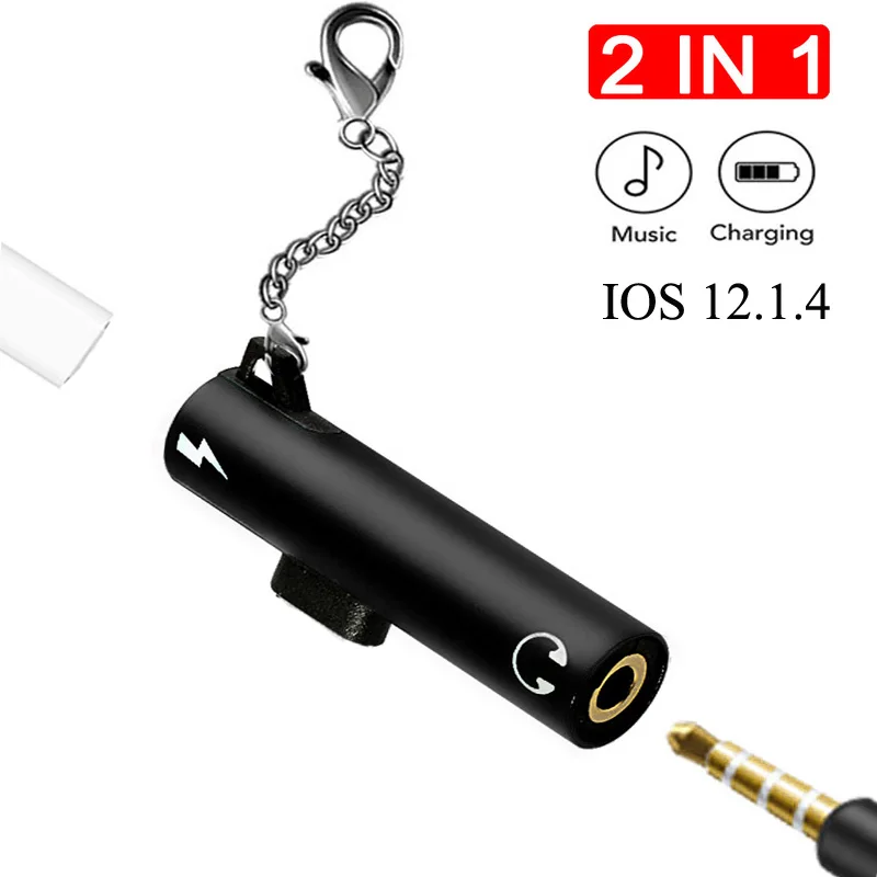For iPhone Adaper For Lightning to 3.5mm Headphone Adapter For iPhone XR 7 8 Plus IOS 12 Audio Charge 2 in 1 Cable (A320)
For iPhone Adaper For Lightning to 3.5mm Headphone Adapter For iPhone XR 7 8 Plus IOS 12 Audio Charge 2 in 1 Cable (A320)