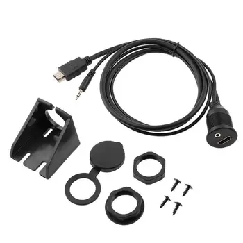 1m/3.3ft HDMI+3.5mm AUX Male to Female Cable Waterproof Panel Flush Mount Extension Cable for Car Motorcycle Boat Instrument
1m/3.3ft HDMI+3.5mm AUX Male to Female Cable Waterproof Panel Flush Mount Extension Cable for Car Motorcycle Boat Instrument