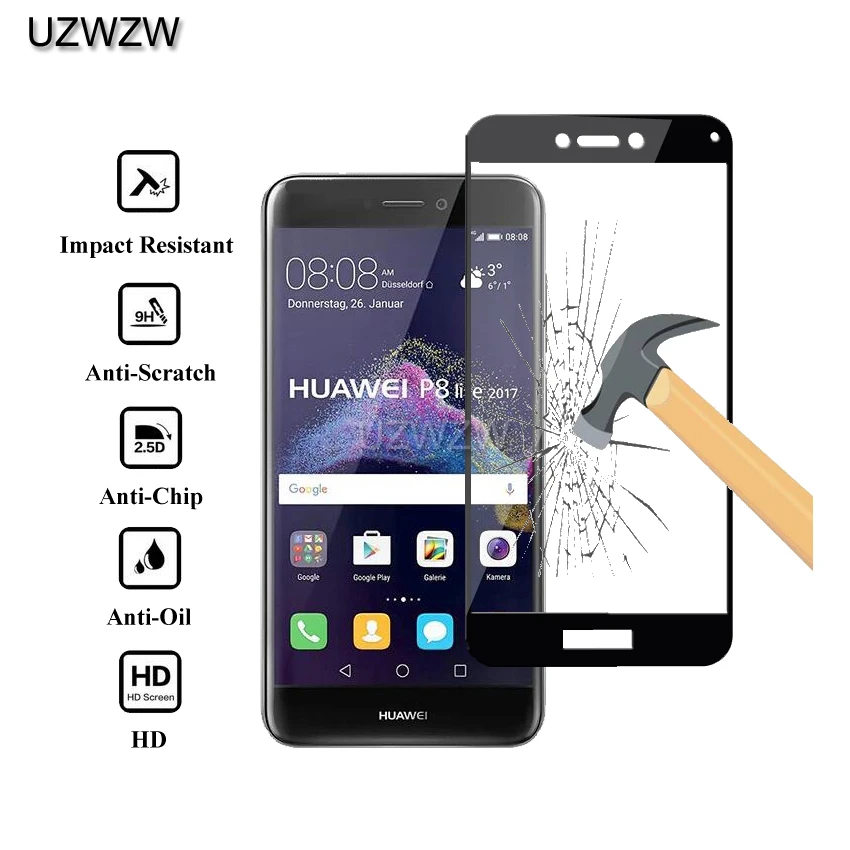 For Huawei P8 Lite 2017 (5.2 inch) Full Cover Premium Tempered Glass For Huawei P8 Lite 2017 Screen Protector Protective Glass
For Huawei P8 Lite 2017 (5.2 inch) Full Cover Premium Tempered Glass For Huawei P8 Lite 2017 Screen Protector Protective Glass