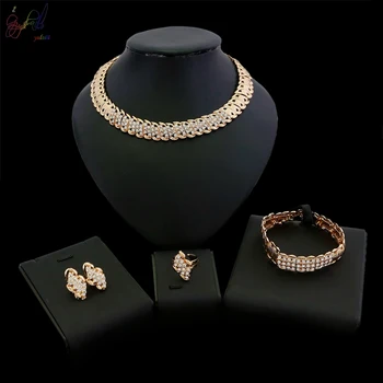 Yulaili Jewelry Sets Bridal Wedding African Beads Jewelry Set Gold Color Jewerly Sets For Women Trendy Costume Jewellerly.
Yulaili Jewelry Sets Bridal Wedding African Beads Jewelry Set Gold Color Jewerly Sets For Women Trendy Costume Jewellerly.