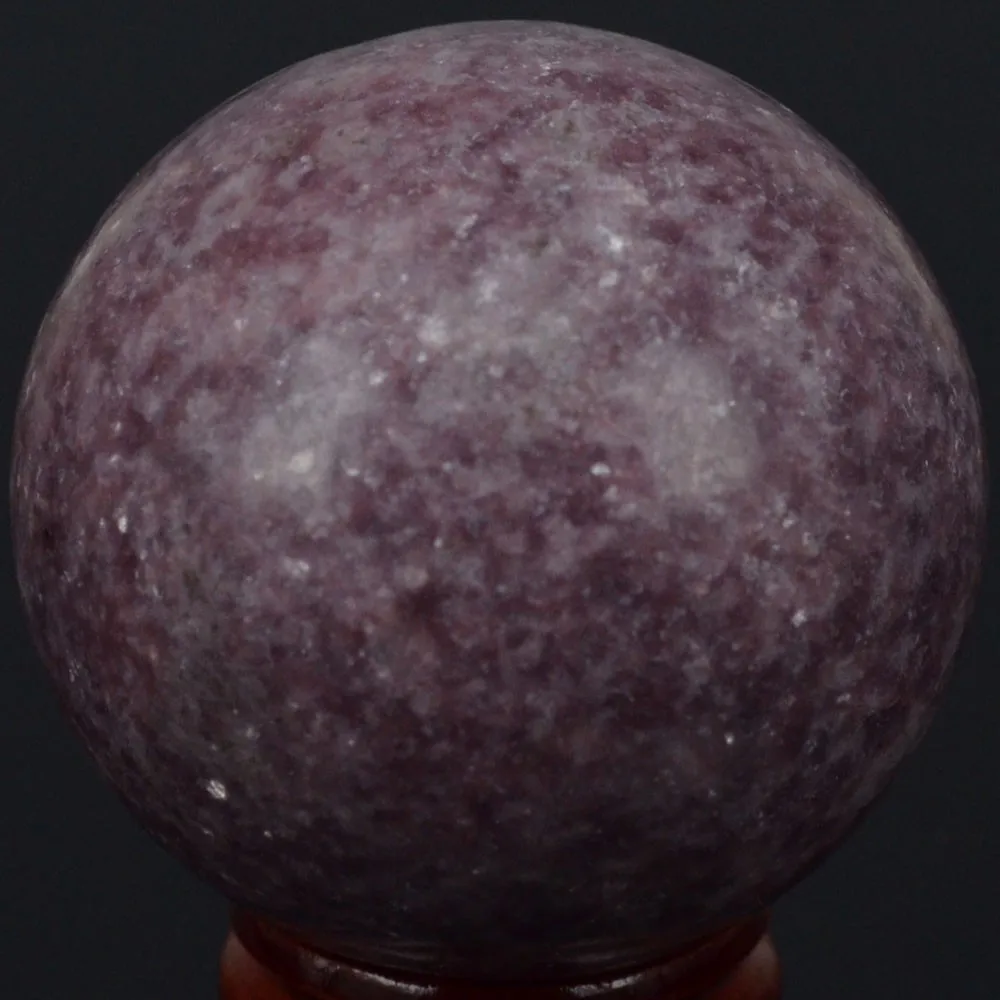 

Natural Stone 50MM (2") Lilac Lepidolite Sphere Globe Ball Chakra Crystal Reiki Healing Carved Decorative Crafts Minerals