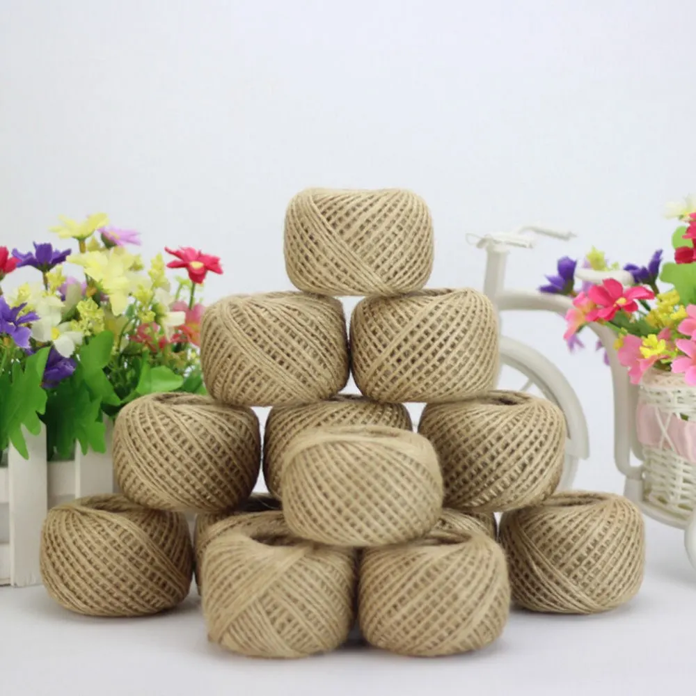 30M Natural Burlap Hessian Jute Twine Cord Hemp Rope String Gift Packing Strings Christmas Event & Party Supplies
30M Natural Burlap Hessian Jute Twine Cord Hemp Rope String Gift Packing Strings Christmas Event & Party Supplies
