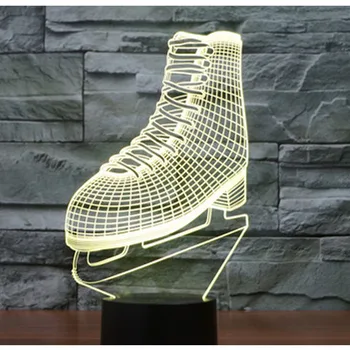 3D LED Night Light The Skating Shoes with 7 Colors Light for Home Decoration Lamp Amazing Visualization Optical Illusion Awesome
3D LED Night Light The Skating Shoes with 7 Colors Light for Home Decoration Lamp Amazing Visualization Optical Illusion Awesome