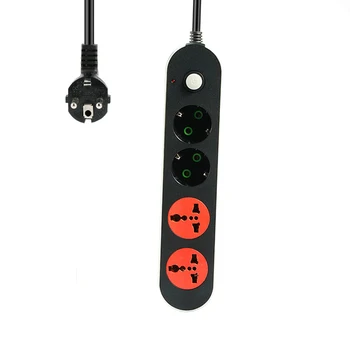2PCS EU Plug Power Strip Socket Portable Strip Adapter With 4 AC Outlets Electronics Socket 1.8M Cord
2PCS EU Plug Power Strip Socket Portable Strip Adapter With 4 AC Outlets Electronics Socket 1.8M Cord