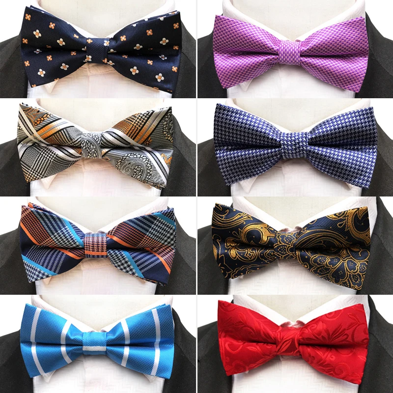 Fashion Men's Classic Polyester Silk Bow Ties Man Bowtie Floral Plaids Butterfly Bowknot Groom Wedding Party Accessories Bows
Fashion Men's Classic Polyester Silk Bow Ties Man Bowtie Floral Plaids Butterfly Bowknot Groom Wedding Party Accessories Bows
