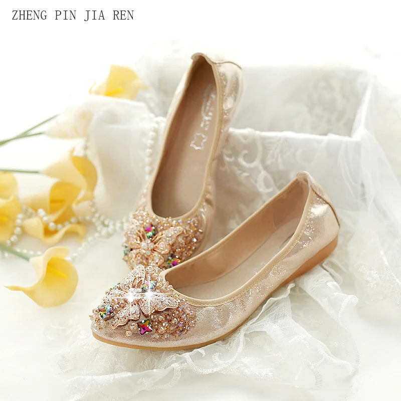 ZHENG PIN JIA REN Roll Egg A19 Metal Bow Pointed Beaded Women's Shoes Sweet Diamond Flat Comfortable Pregnant Women Shoes
ZHENG PIN JIA REN Roll Egg A19 Metal Bow Pointed Beaded Women's Shoes Sweet Diamond Flat Comfortable Pregnant Women Shoes