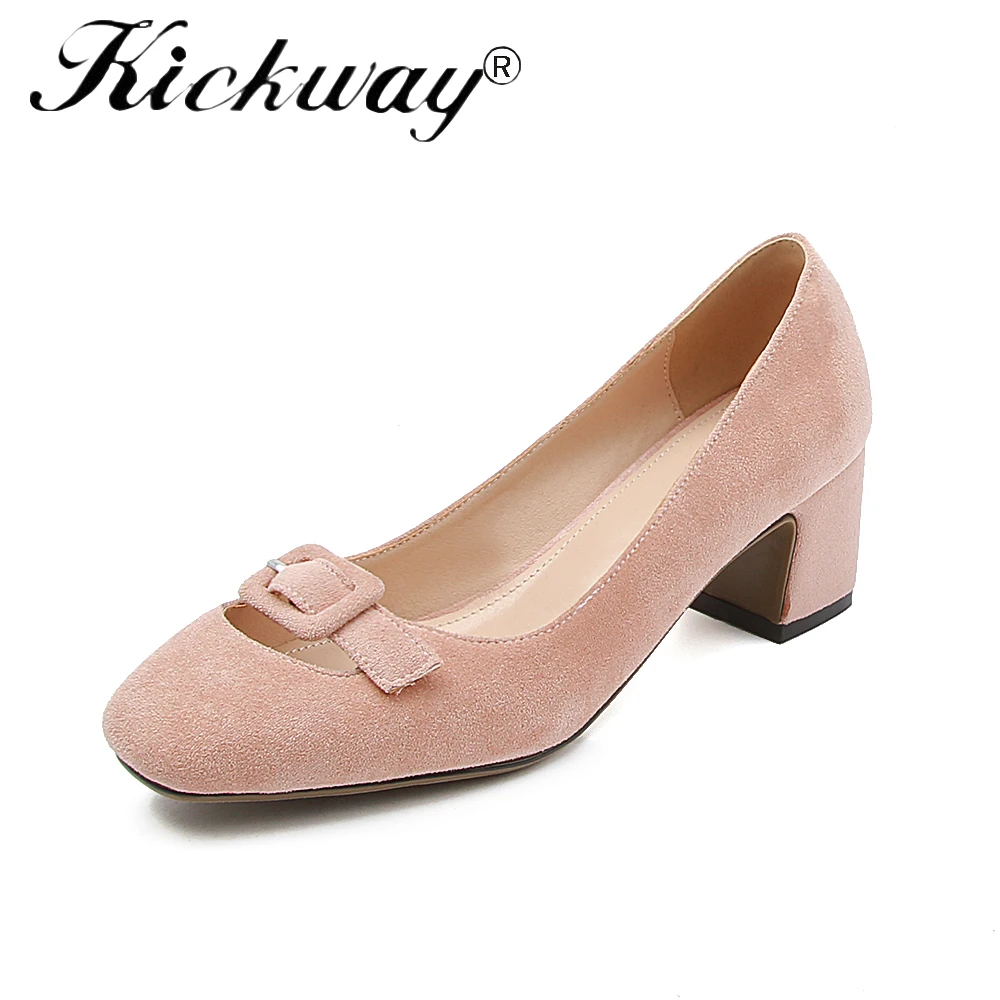 Kickway Women Pumps 2018 New Shoes Med Heels Gladiator Shoes Green Pink Slip-on Spring Autumn feminina shoes Plus Size 34-43
Kickway Women Pumps 2018 New Shoes Med Heels Gladiator Shoes Green Pink Slip-on Spring Autumn feminina shoes Plus Size 34-43