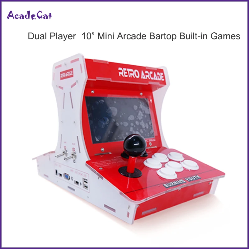 Dual screen 10 inch Mini Arcade Bartop Retro Game Machine Video Game Stick Built-in 6S 1388/2200 Classic Games
Dual screen 10 inch Mini Arcade Bartop Retro Game Machine Video Game Stick Built-in 6S 1388/2200 Classic Games