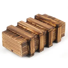Wooden Vintage Puzzle Box with Secret Drawer Wood Drawer Magic Compartment Brain Teaser Educational Toys Children Gift Puzzles
Wooden Vintage Puzzle Box with Secret Drawer Wood Drawer Magic Compartment Brain Teaser Educational Toys Children Gift Puzzles