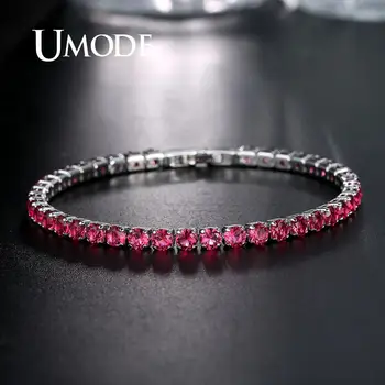 UMODE Red Color Cubic Zirconia Tennis Bracelets for Women Wedding Bracelet Jewelry for Girls Fashion Luxury Bangles UB0097A
UMODE Red Color Cubic Zirconia Tennis Bracelets for Women Wedding Bracelet Jewelry for Girls Fashion Luxury Bangles UB0097A