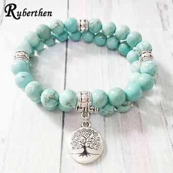 Ruberthen Tree of Life jewelry Yoga Mala Bracelet Stone Healing Protection Elastic Beaded Stacking Bracelet Spiritual jewelry
Ruberthen Tree of Life jewelry Yoga Mala Bracelet Stone Healing Protection Elastic Beaded Stacking Bracelet Spiritual jewelry