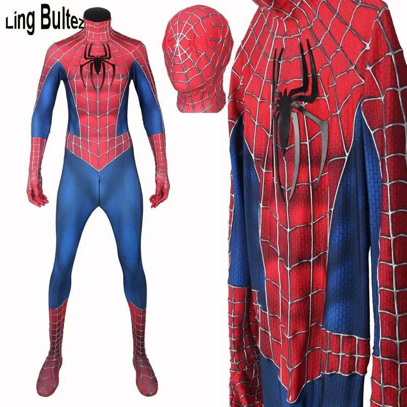 Ling Bultez Newest Raimi Spiderman Costume With Relief Webs 3D Cobwebs Spiderman Suit Adult For Men Raimi Spiderman Cosplay
Ling Bultez Newest Raimi Spiderman Costume With Relief Webs 3D Cobwebs Spiderman Suit Adult For Men Raimi Spiderman Cosplay