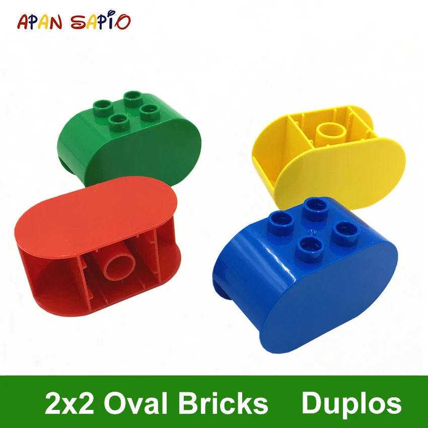 DIY Building Blocks Ellipse Figures Bricks 2x2Dot 6PCS Educational Creative Toys for Children Compatible With Legoe Duplos
DIY Building Blocks Ellipse Figures Bricks 2x2Dot 6PCS Educational Creative Toys for Children Compatible With Legoe Duplos