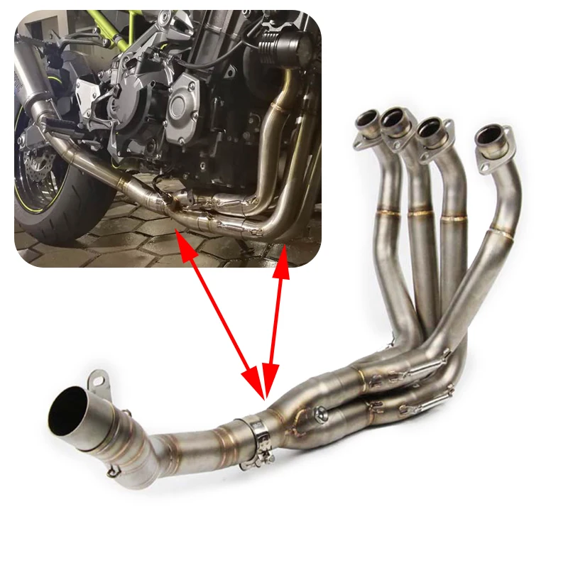 2017 Z900 Motorcycle Exhaust Muffler Pipe 304 Stainess Steel Front Pipe Tube Full System Modified For Kawasaki 2017 Z900 z 900
2017 Z900 Motorcycle Exhaust Muffler Pipe 304 Stainess Steel Front Pipe Tube Full System Modified For Kawasaki 2017 Z900 z 900