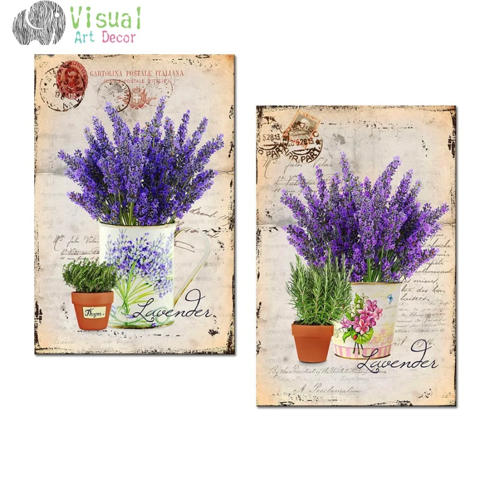 Modern Wall Art Home Decoration Printed Oil Painting Pictures Canvas Prints No Frame 2 Panel Lavender in Flower Pot Still Life
Modern Wall Art Home Decoration Printed Oil Painting Pictures Canvas Prints No Frame 2 Panel Lavender in Flower Pot Still Life